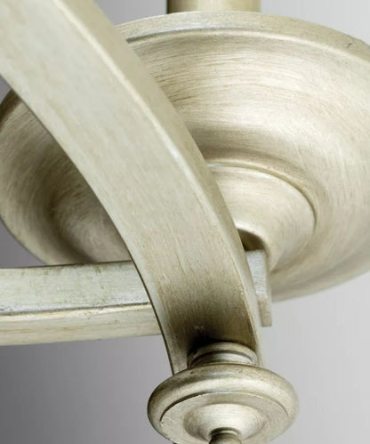 Desiree 6-Light 18"w Pendant Foyer Hanging Light Fixture Silver Ridge Grey Finish by Progress