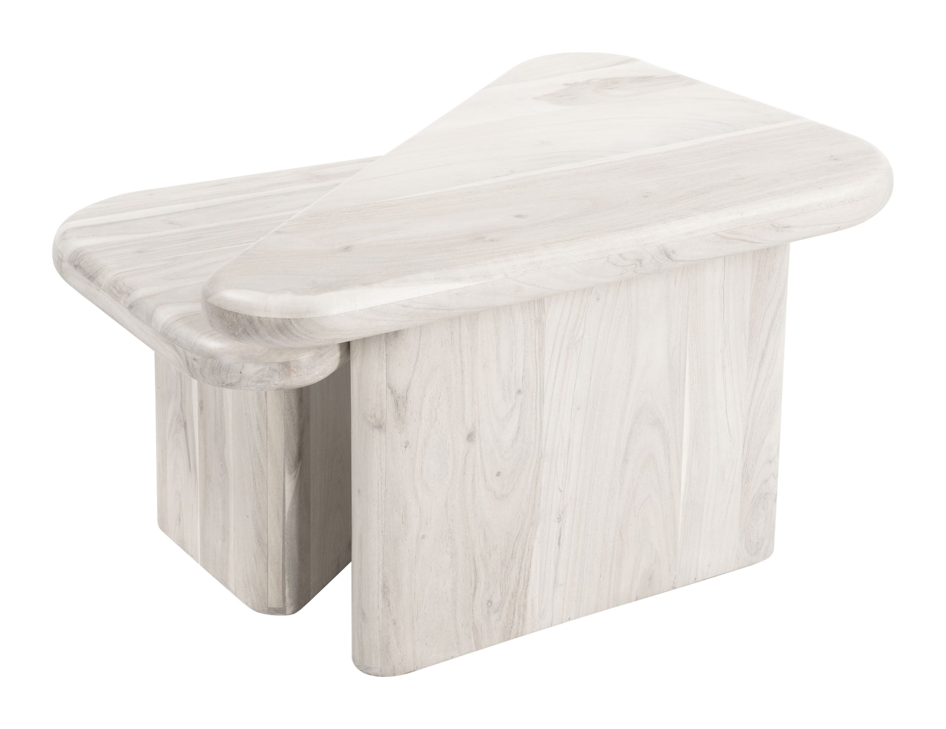 Navidic Coffee Table Set (2-Piece) Whitewashed - Disselt Designs