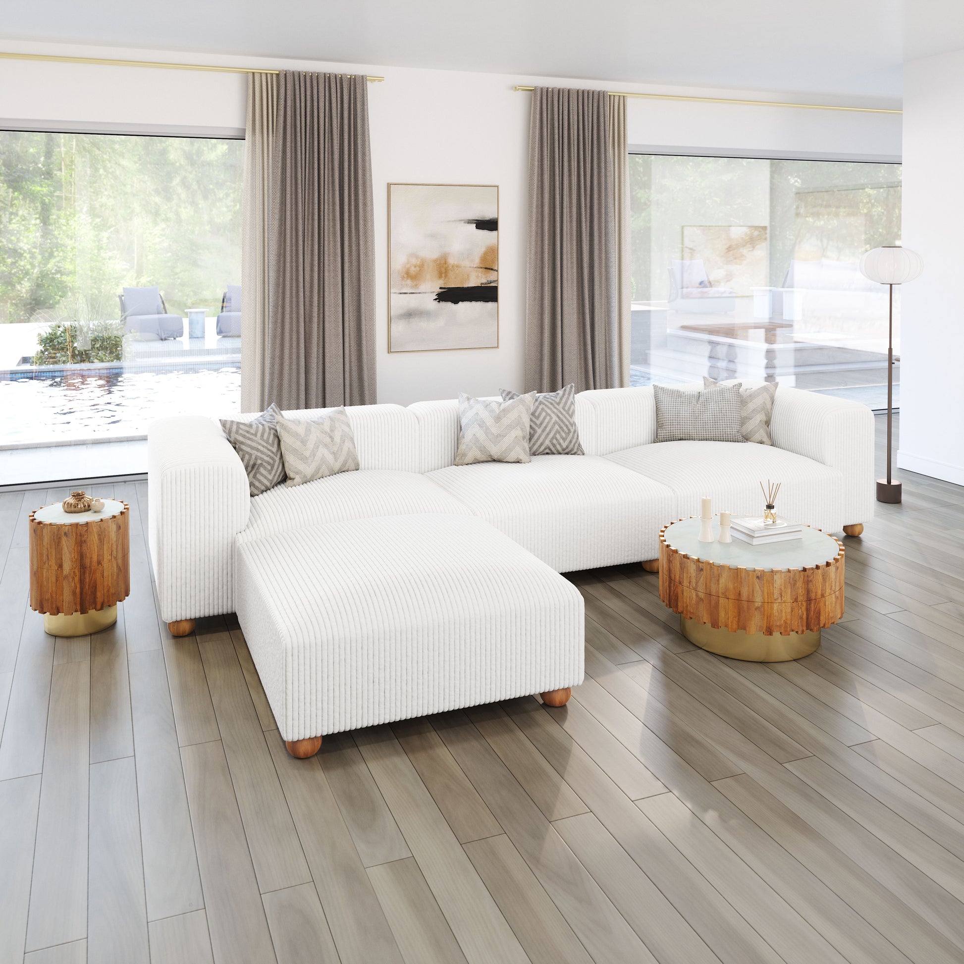 Tayte Sofa White - Disselt Designs