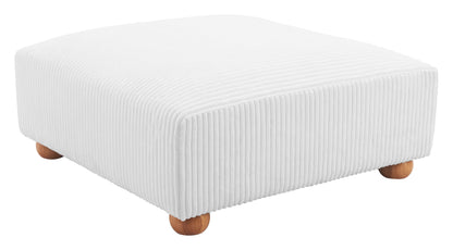 Tayte Ottoman White - Disselt Designs