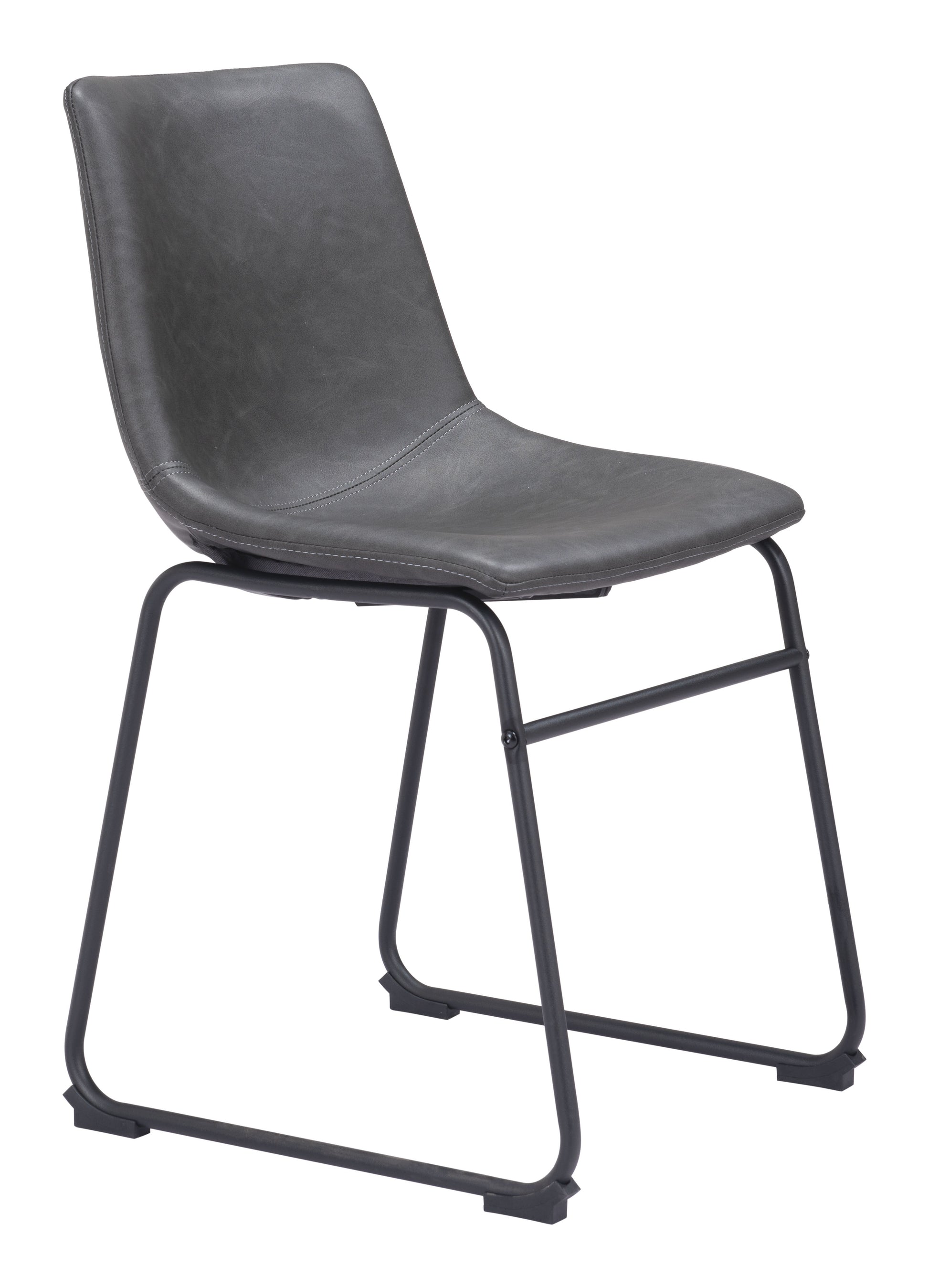 Smart Dining Chair (Set of 2) Charcoal - Disselt Designs