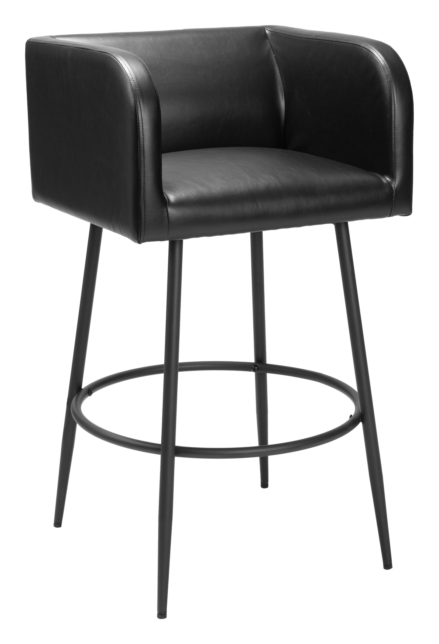 Horbat Barstool (Set of 2) Black - Disselt Designs