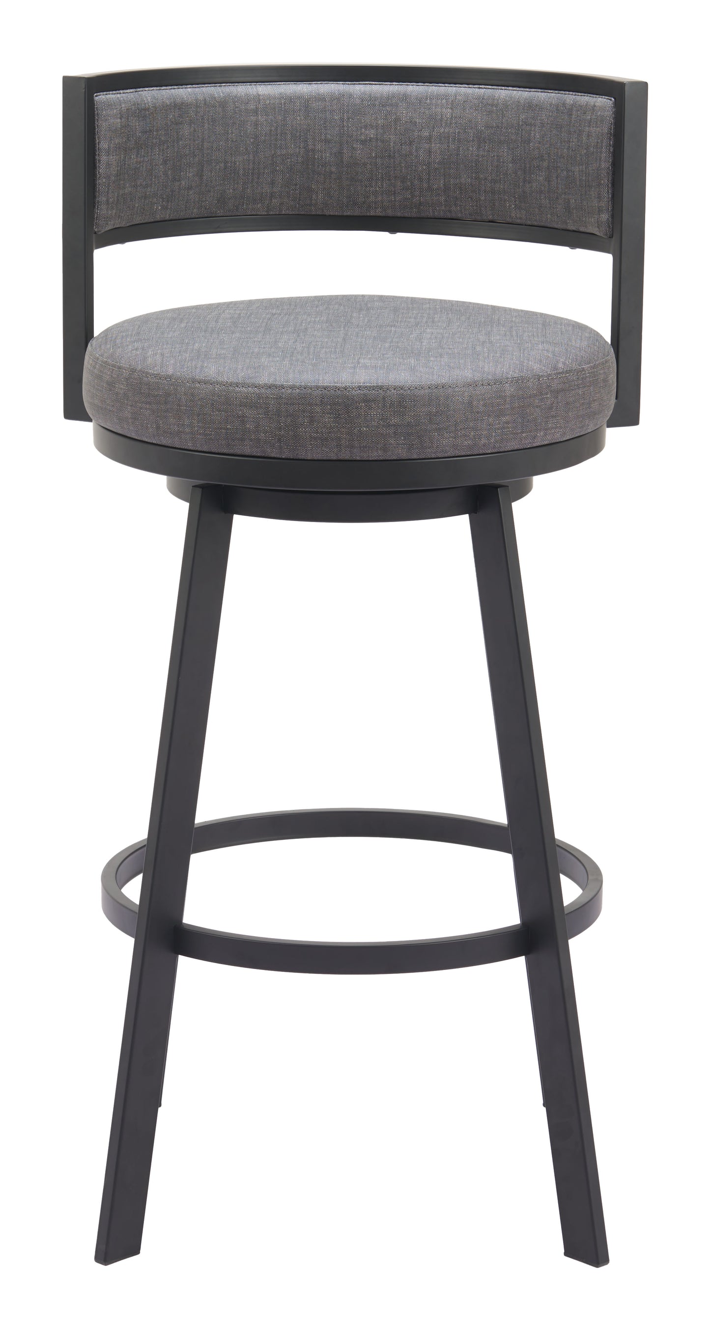 Gimsby Swivel Barstool Gray - Disselt Designs
