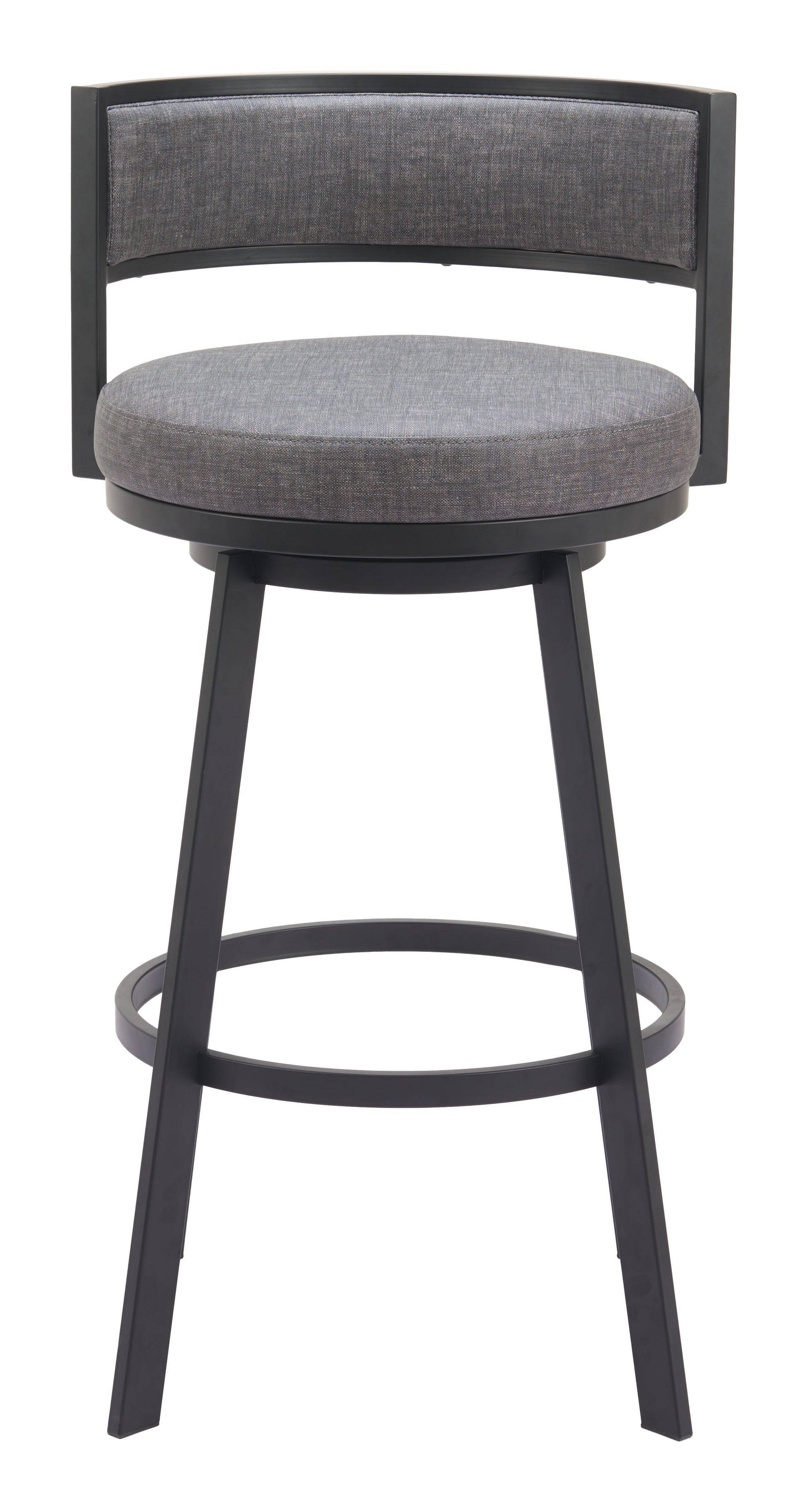 Gimsby Swivel Barstool Gray - Disselt Designs