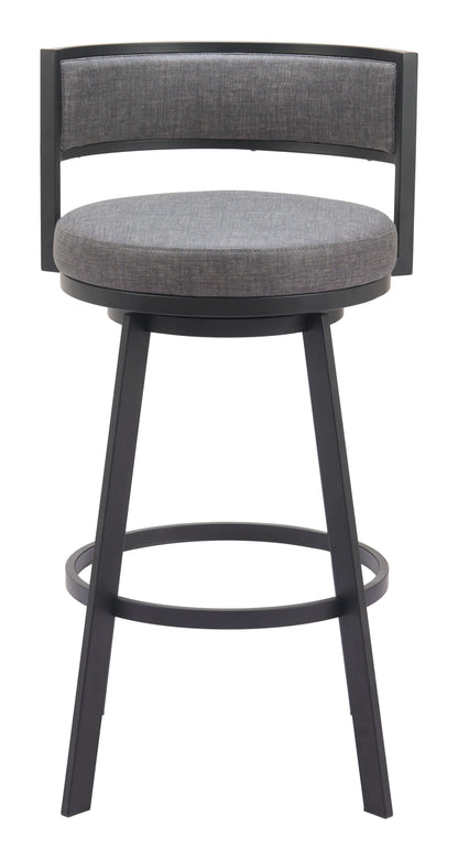 Gimsby Swivel Barstool Gray - Disselt Designs