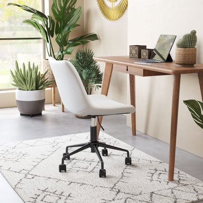 Byron Office Chair White - Disselt Designs