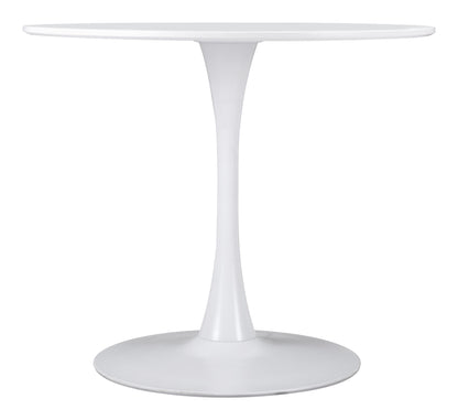 Opus Dining Table White - Disselt Designs