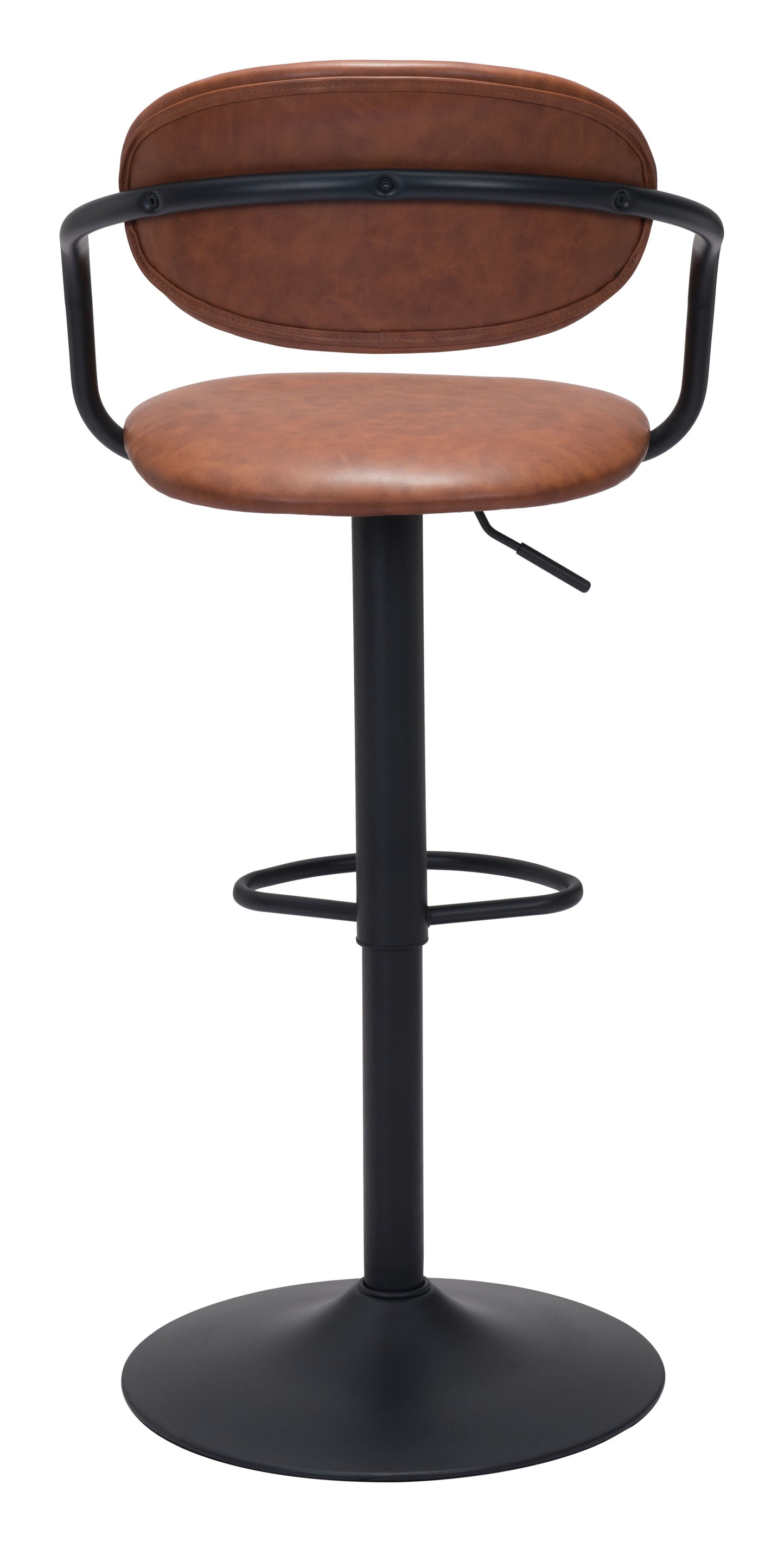 Kirby Barstool Vintage Brown & Black - Disselt Designs