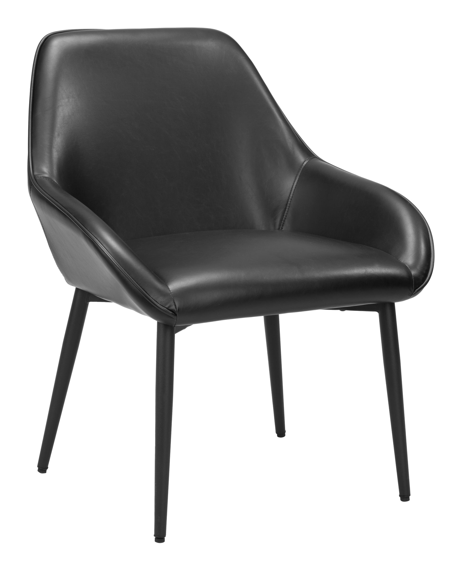 Vila Dining Chair (Set of 2) Black - Disselt Designs