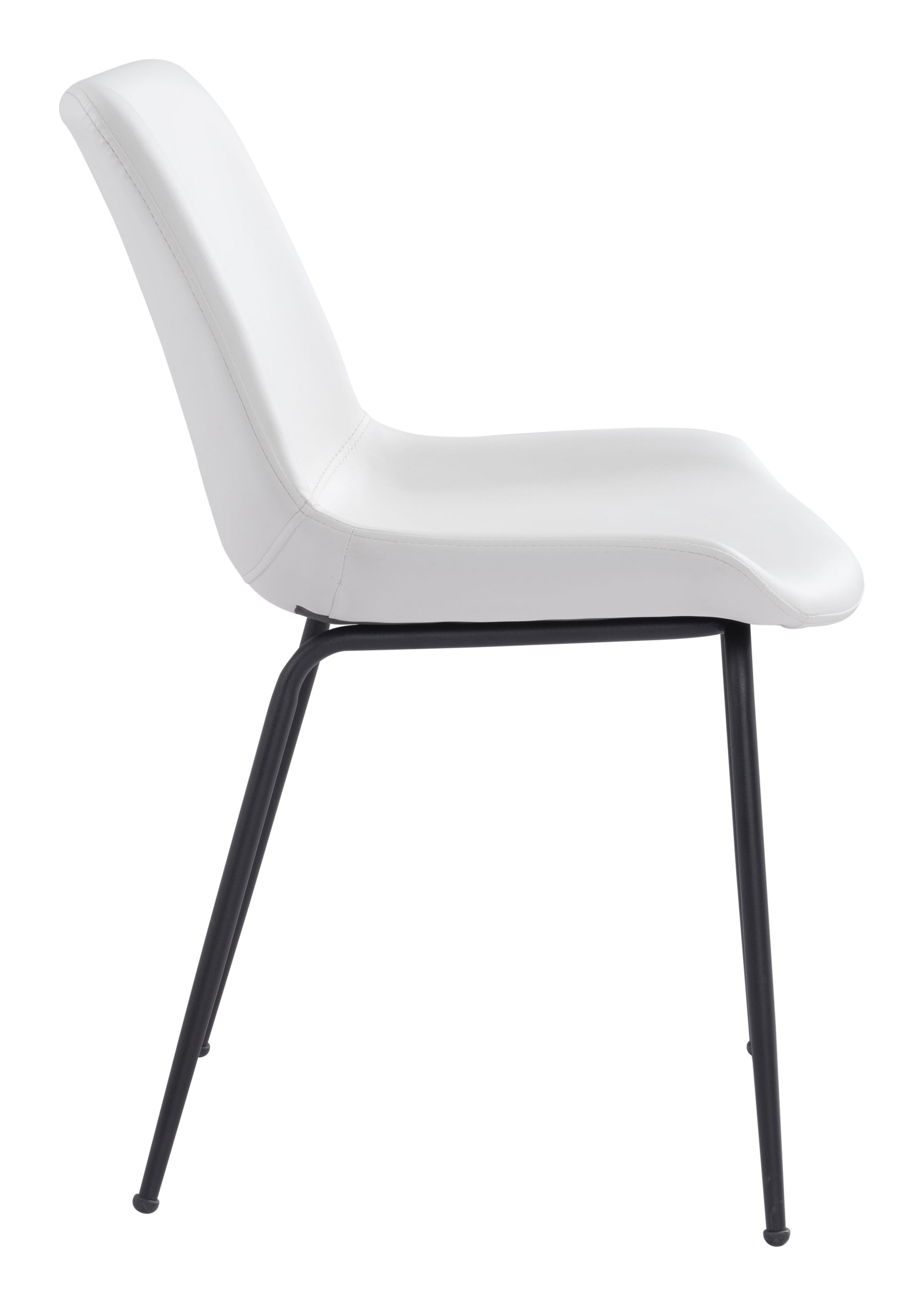 Byron Dining Chair (Set of 2) White - Disselt Designs