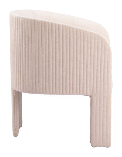 Hull Accent Chair Beige - Disselt Designs