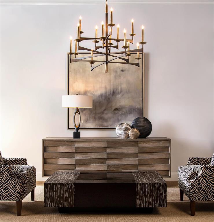 Mid-Century Sixteen-Light Chandelier - Disselt Designs