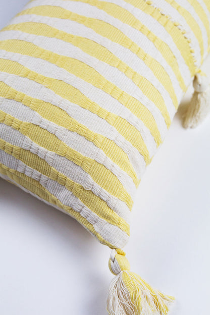Antigua Pillow - Butter Stripe