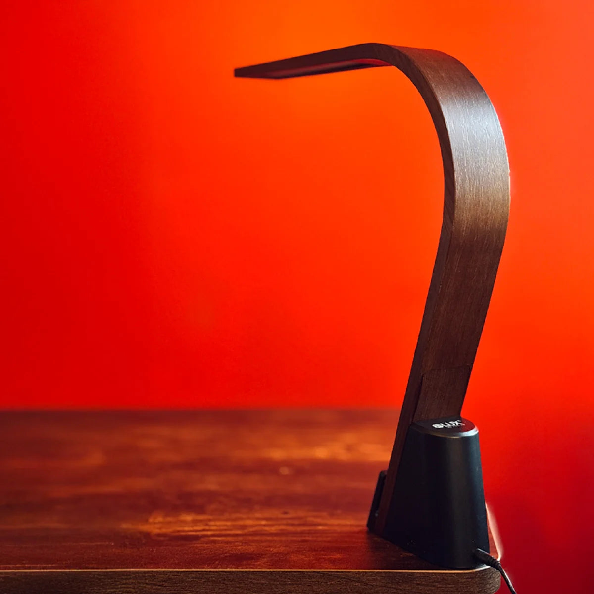 Brooklyn LED Task Light - Black Walnut Wood