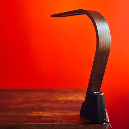 Brooklyn LED Task Light - Black Walnut Wood