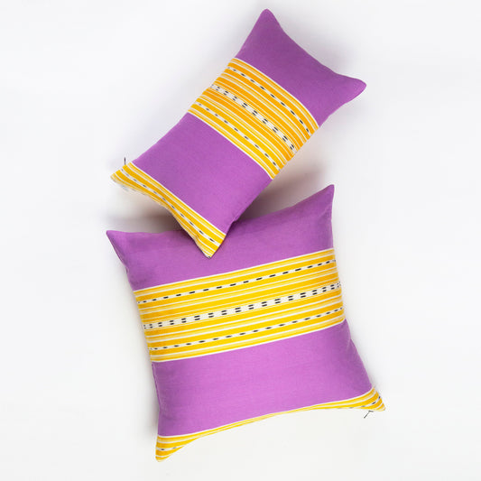 Cantel Pillow - Orchid & Mustard