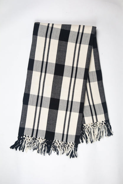 Cecilia Striped Cotton Throw Blanket