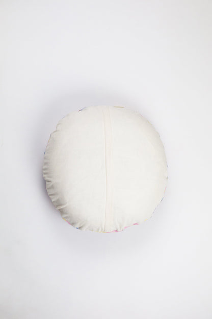 Cotzal Brocade Circle Pillow