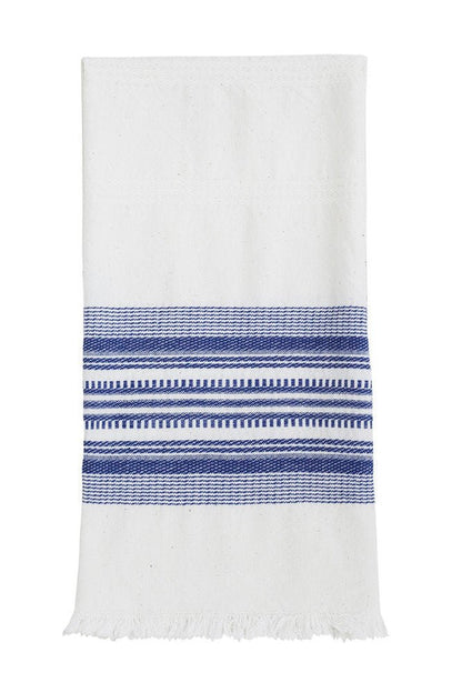 White & Blue Kitchen Towel