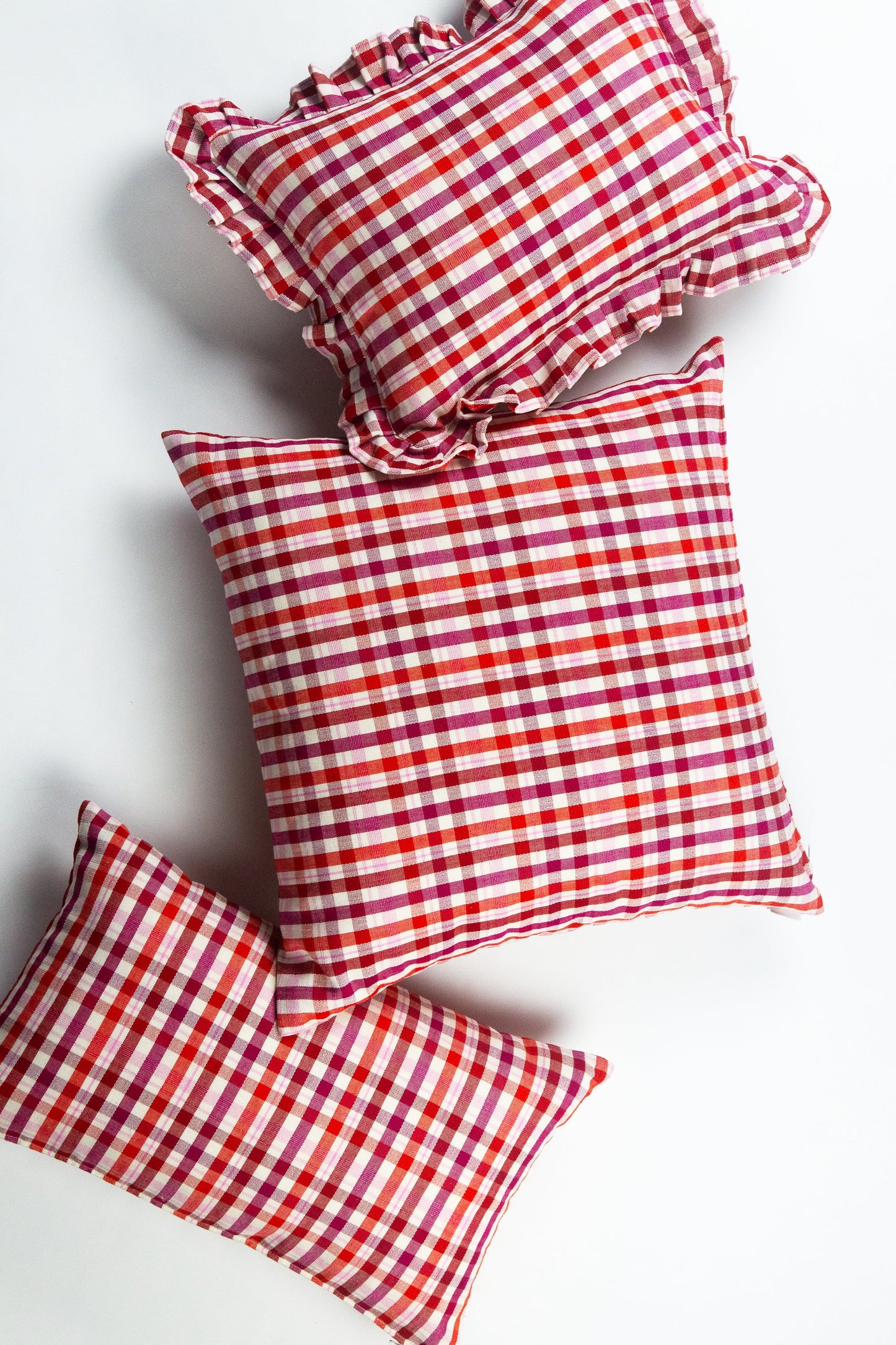 Noel Plaid Square Pillow
