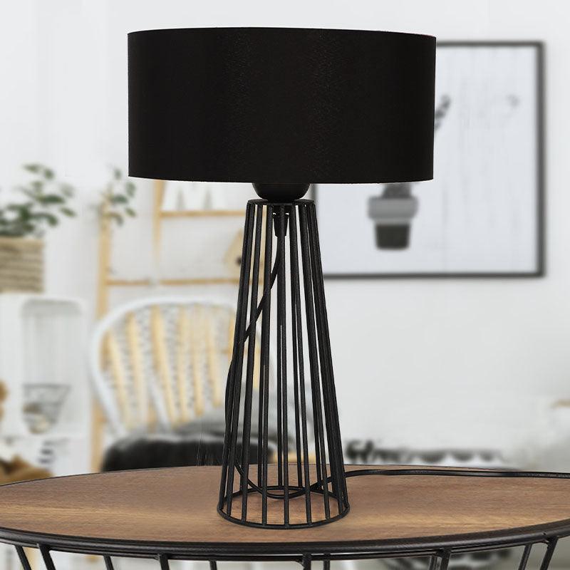 TOWER Black | Black Table Lamp - Disselt Designs