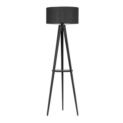 ANIKE Black | Black Mid-century Floor Lamp - Disselt Designs