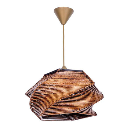 BROWN ZIGZAG | Ceiling Lamp - Disselt Designs