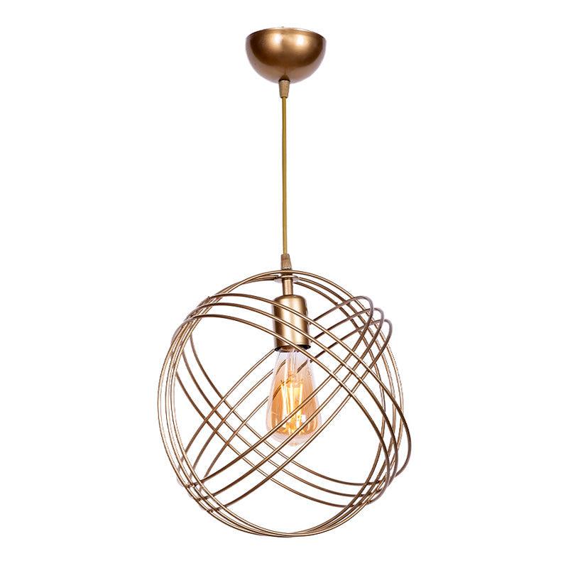 GLOBE Gold | Gold Hanging Lamp - Disselt Designs