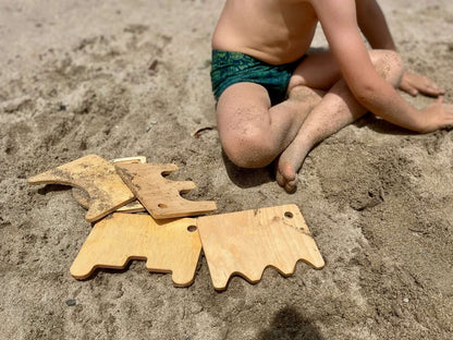 KIDS BEACH | Wooden Shovel Set for Kids