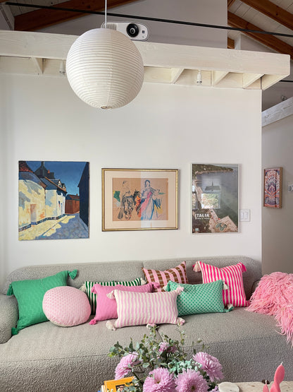 Antigua Pillow - Neon Pink