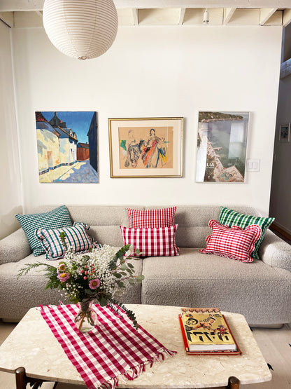 Noel Plaid Rectangle Pillow