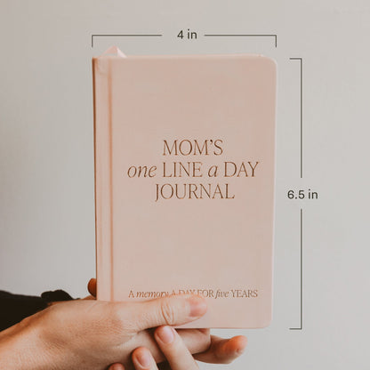 Mom's One Line A Day Leather Journal