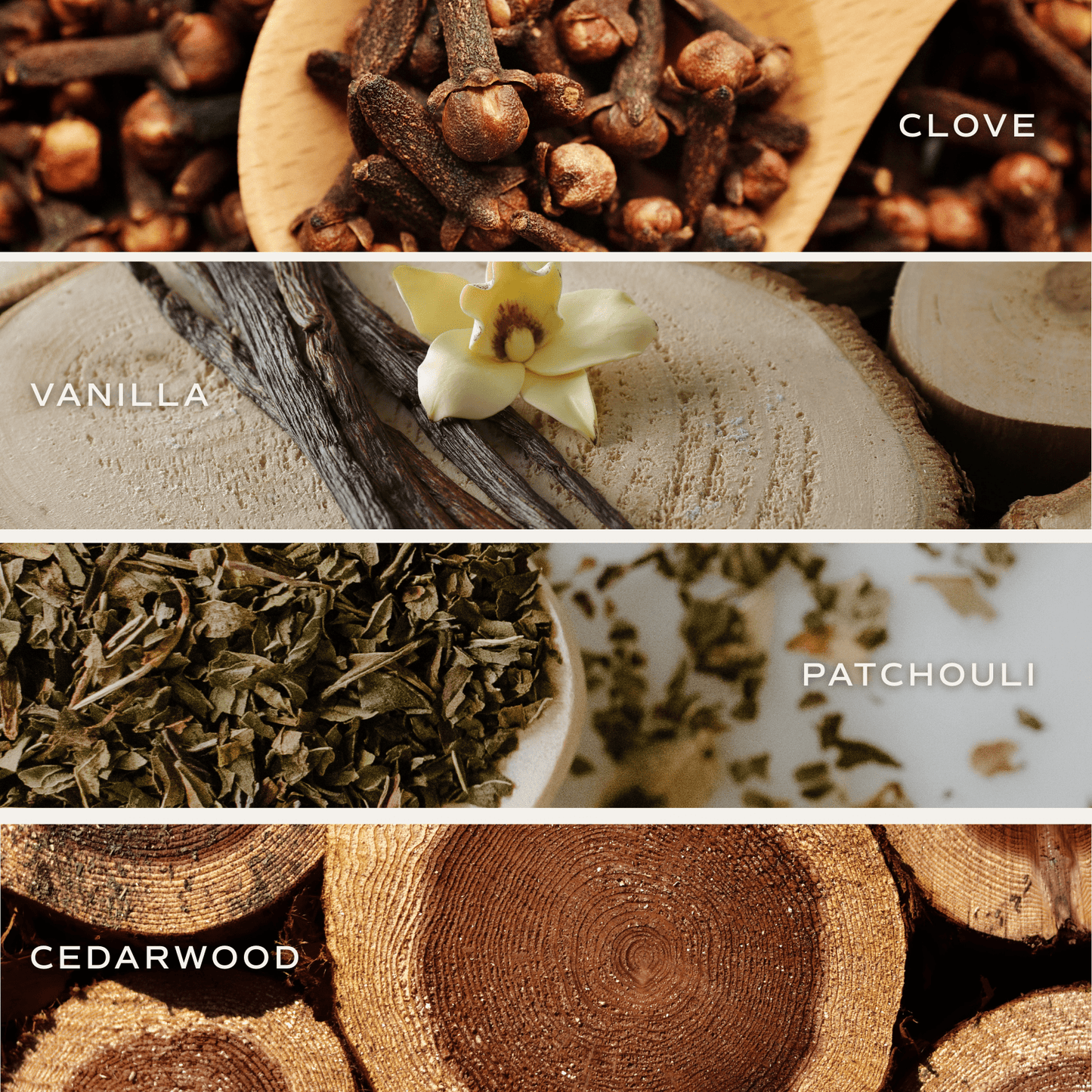 Palo Santo Patchouli Soy Candle - Tan Matte Jar - 15 oz