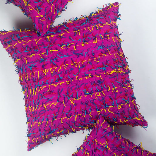Rosa Shag Sqaure Pillow