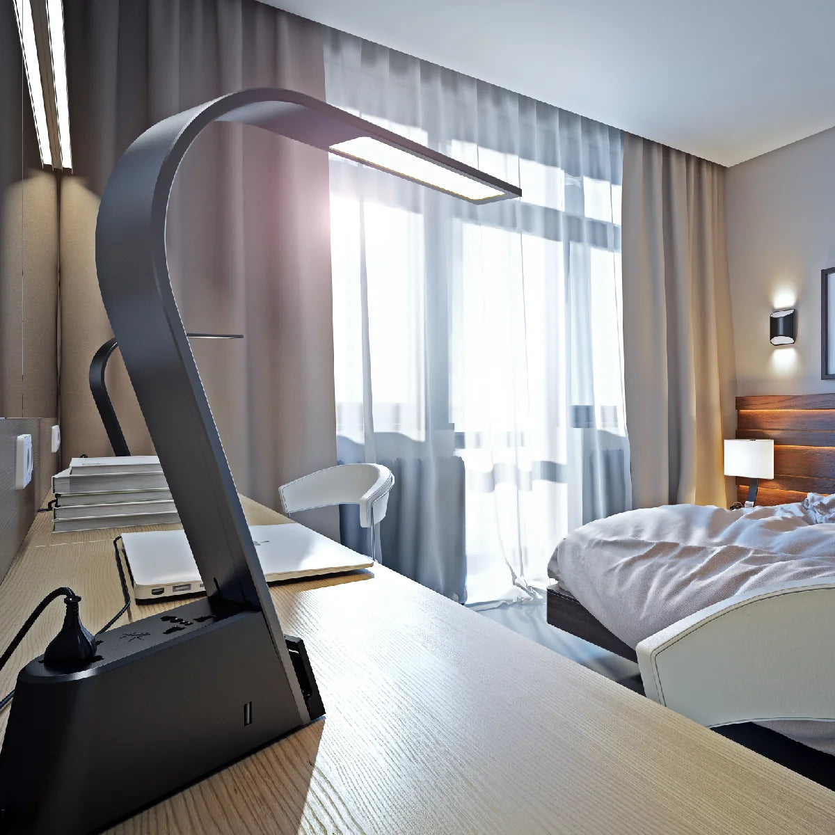 Brooklyn AC LED Task Light (Universal AC outlets) - Disselt Designs