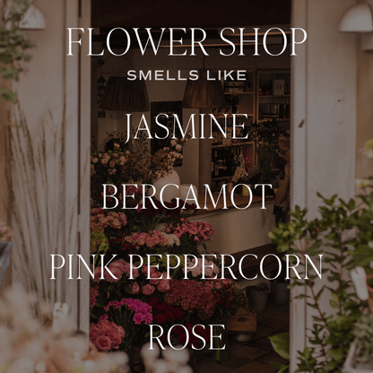 Flower Shop Tinted Glass Jar Reed Diffuser