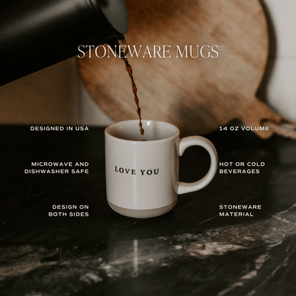 Be Still and Know 14 oz Stoneware Coffee Mug