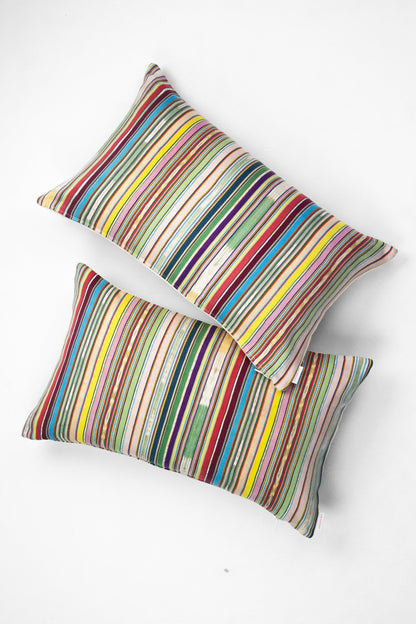 Vintage Luna Striped Pillow