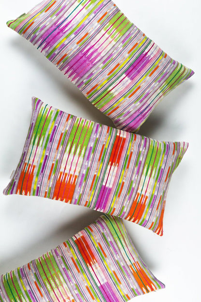 Vintage Tie Dye Ikat Multi Pillow