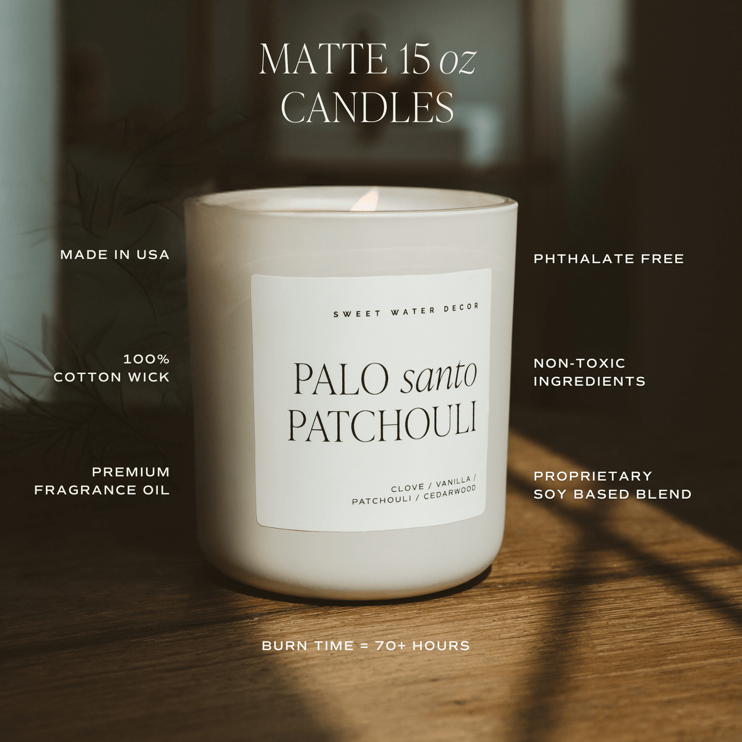 Spa Day Soy Candle - Tan Matte Jar - 15 oz