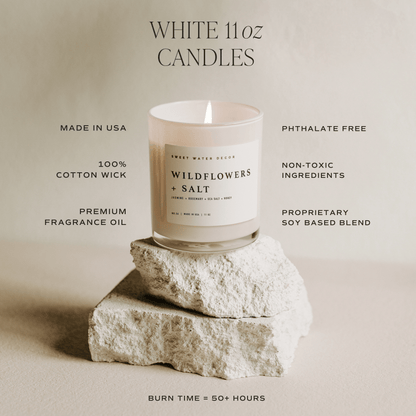 Island Air Soy Candle - White Jar - 11 oz