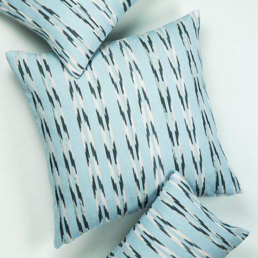 Xela Light Blue Jaspe Pillow