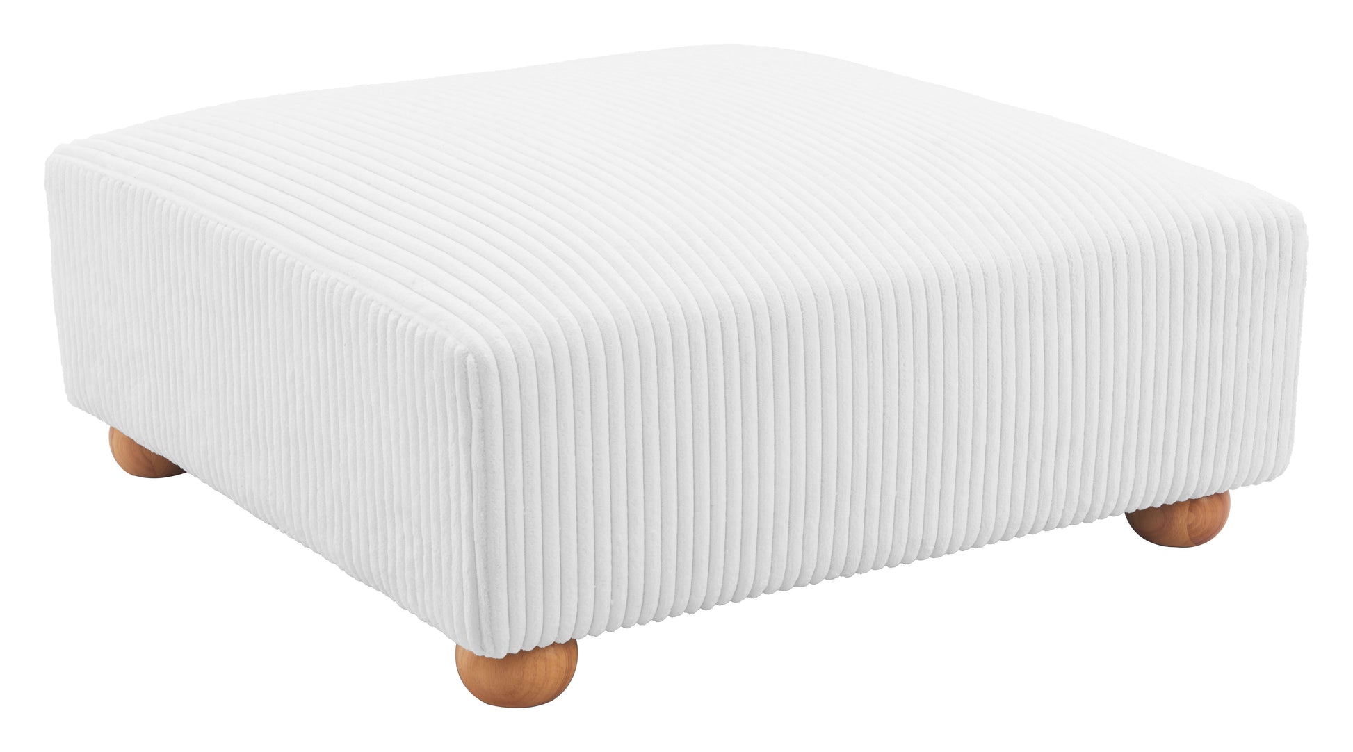 Tayte Ottoman White - Disselt Designs
