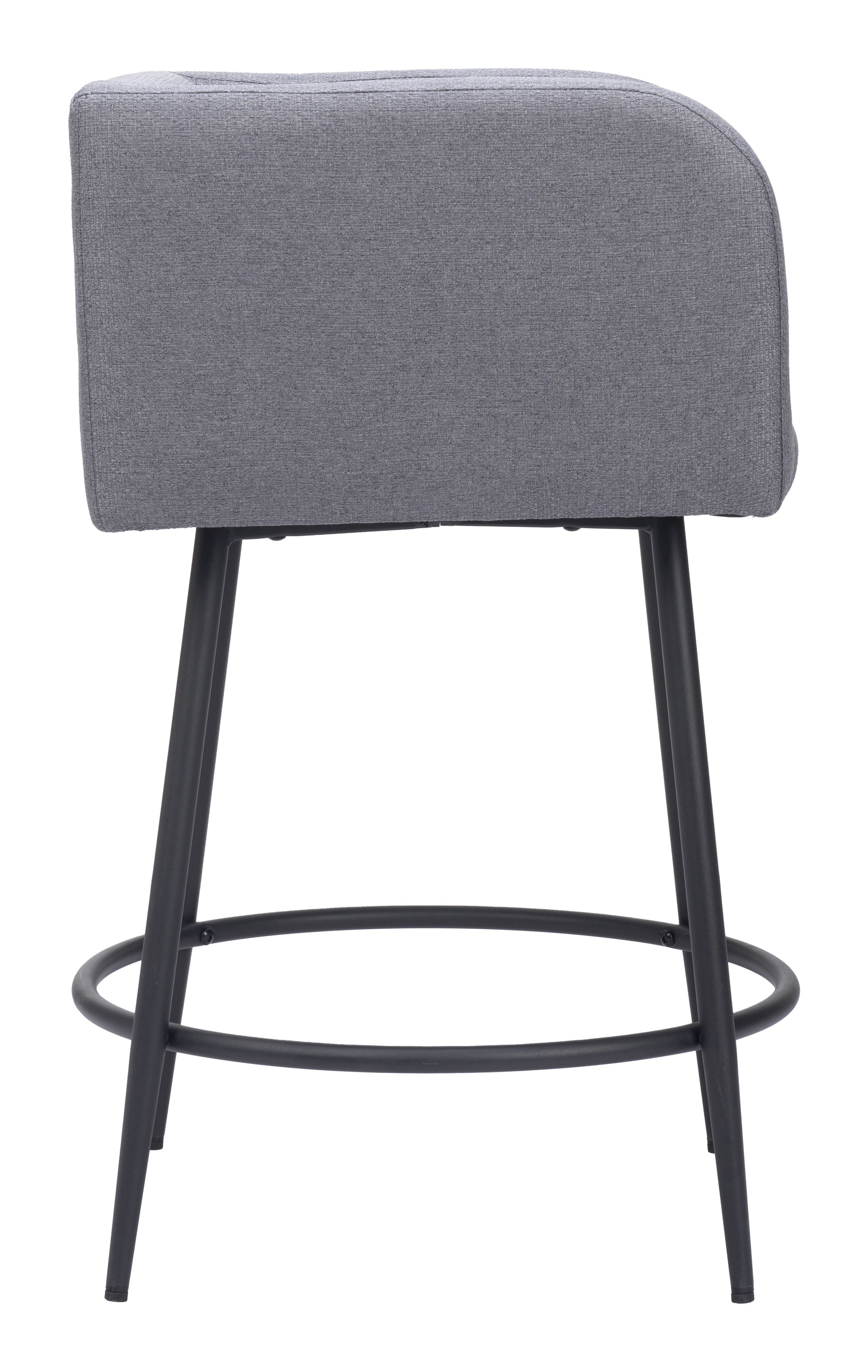 Horbat Counter Stool (Set of 2) Gray - Disselt Designs