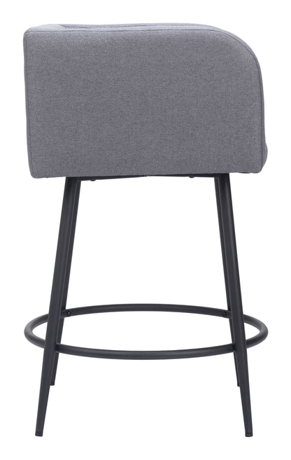 Horbat Counter Stool (Set of 2) Gray - Disselt Designs