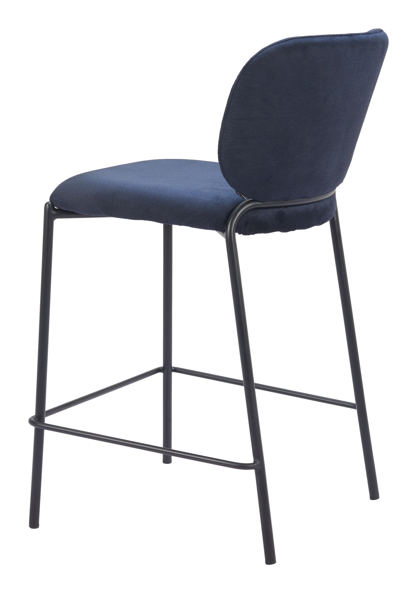 Plat Counter Stool (Set of 2) Blue - Disselt Designs