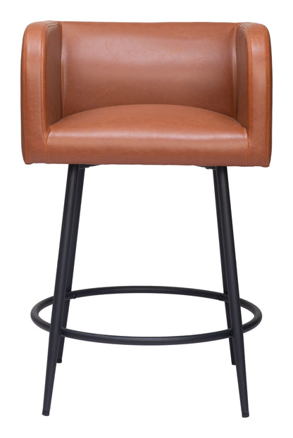 Horbat Counter Stool (Set of 2) Brown - Disselt Designs