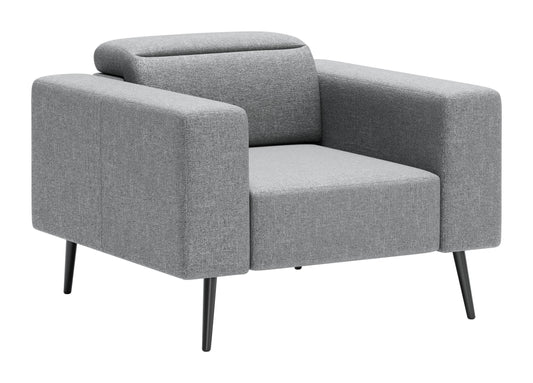 Milan Armchair Dark Gray - Disselt Designs
