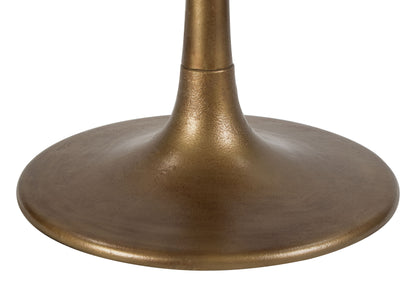 Fullerton Dining Table White & Gold - Disselt Designs