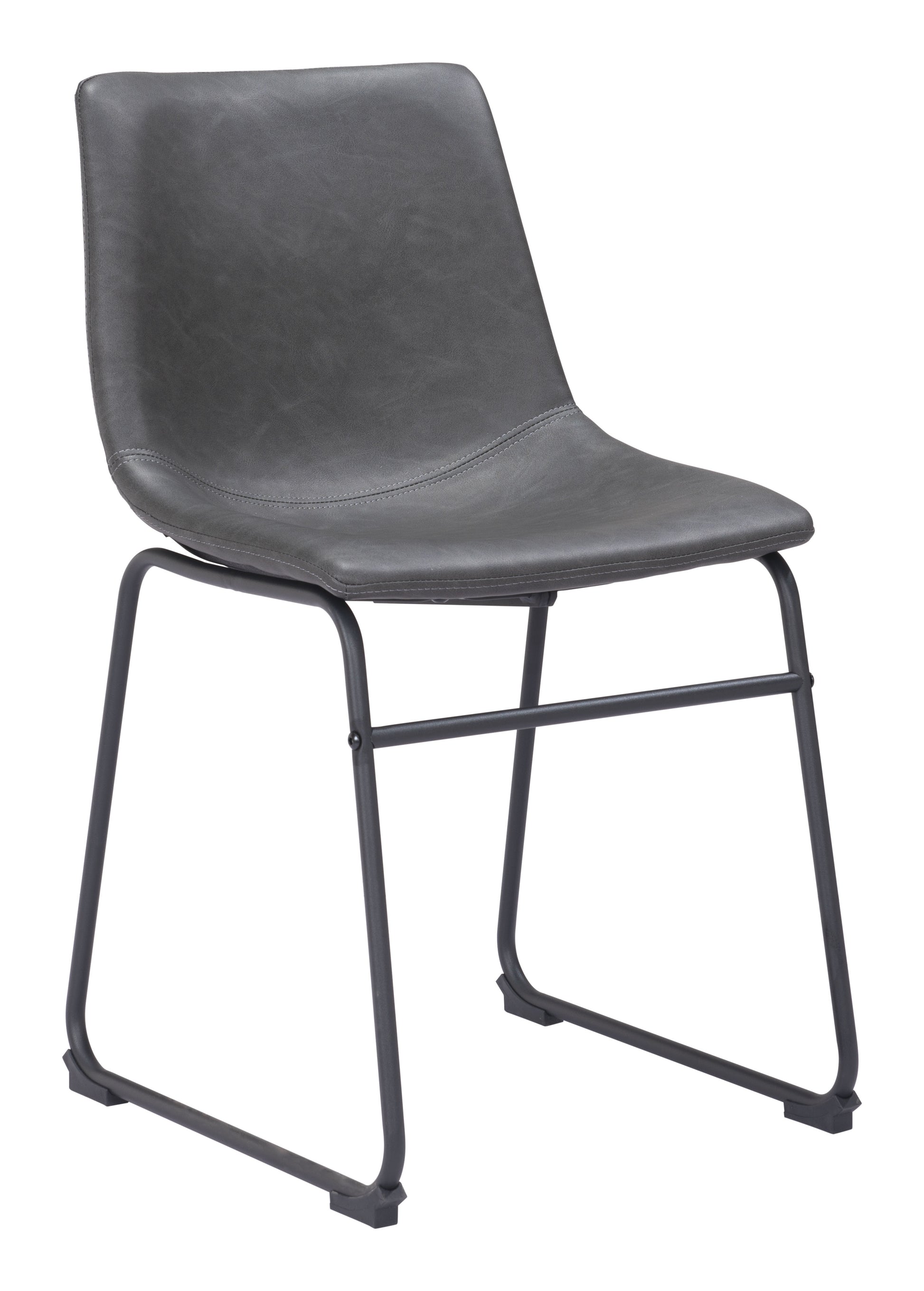 Smart Dining Chair (Set of 2) Charcoal - Disselt Designs